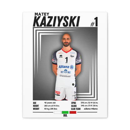 Matey Kaziyski - Wooden Canvas Poster