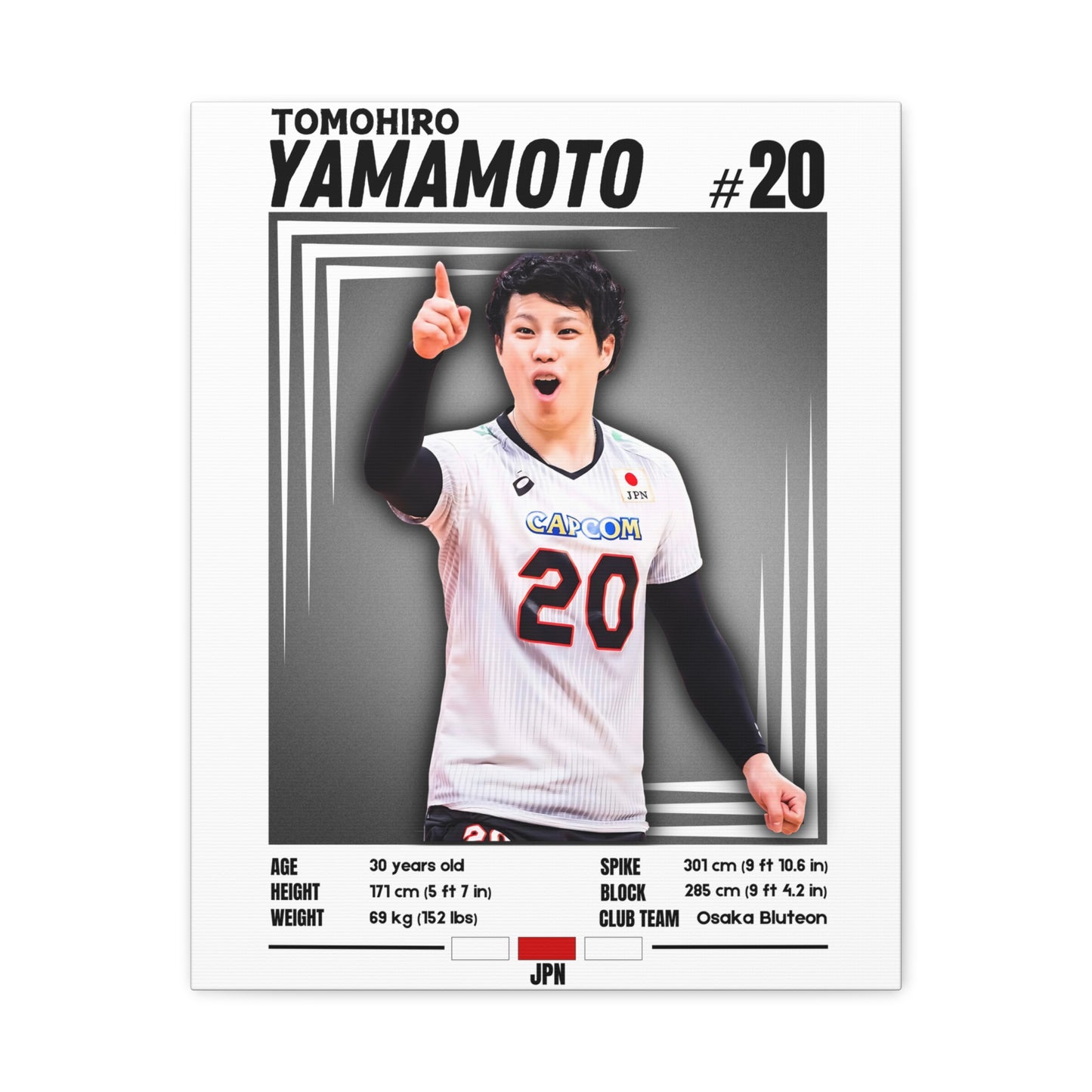 Tomohiro Yamamoto - Wooden Canvas Poster