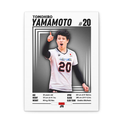 Tomohiro Yamamoto - Wooden Canvas Poster