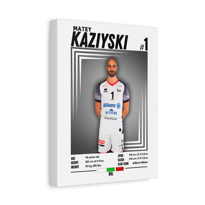 Matey Kaziyski - Wooden Canvas Poster