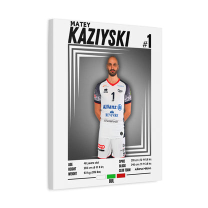 Matey Kaziyski - Wooden Canvas Poster