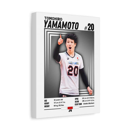 Tomohiro Yamamoto - Wooden Canvas Poster