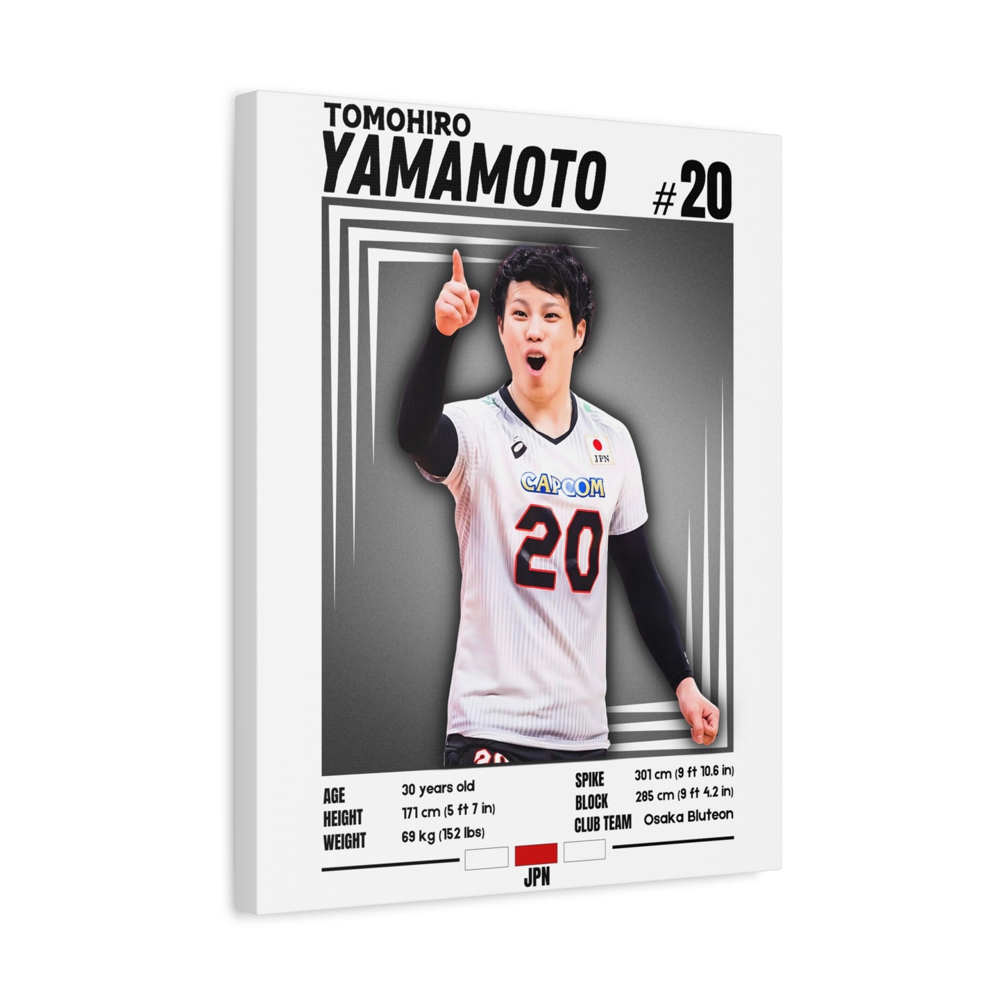 Tomohiro Yamamoto - Wooden Canvas Poster