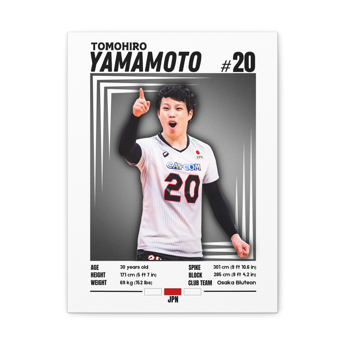 Tomohiro Yamamoto - Wooden Canvas Poster