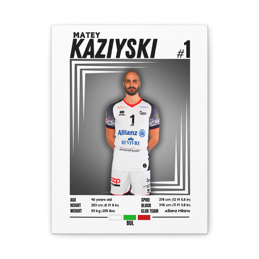 Matey Kaziyski - Wooden Canvas Poster