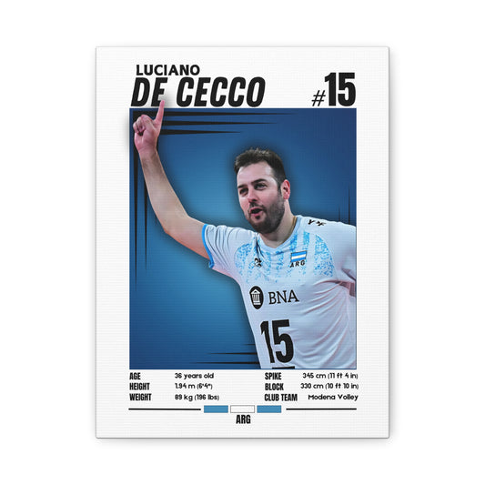 Luciano De Cecco - Wooden Canvas Poster