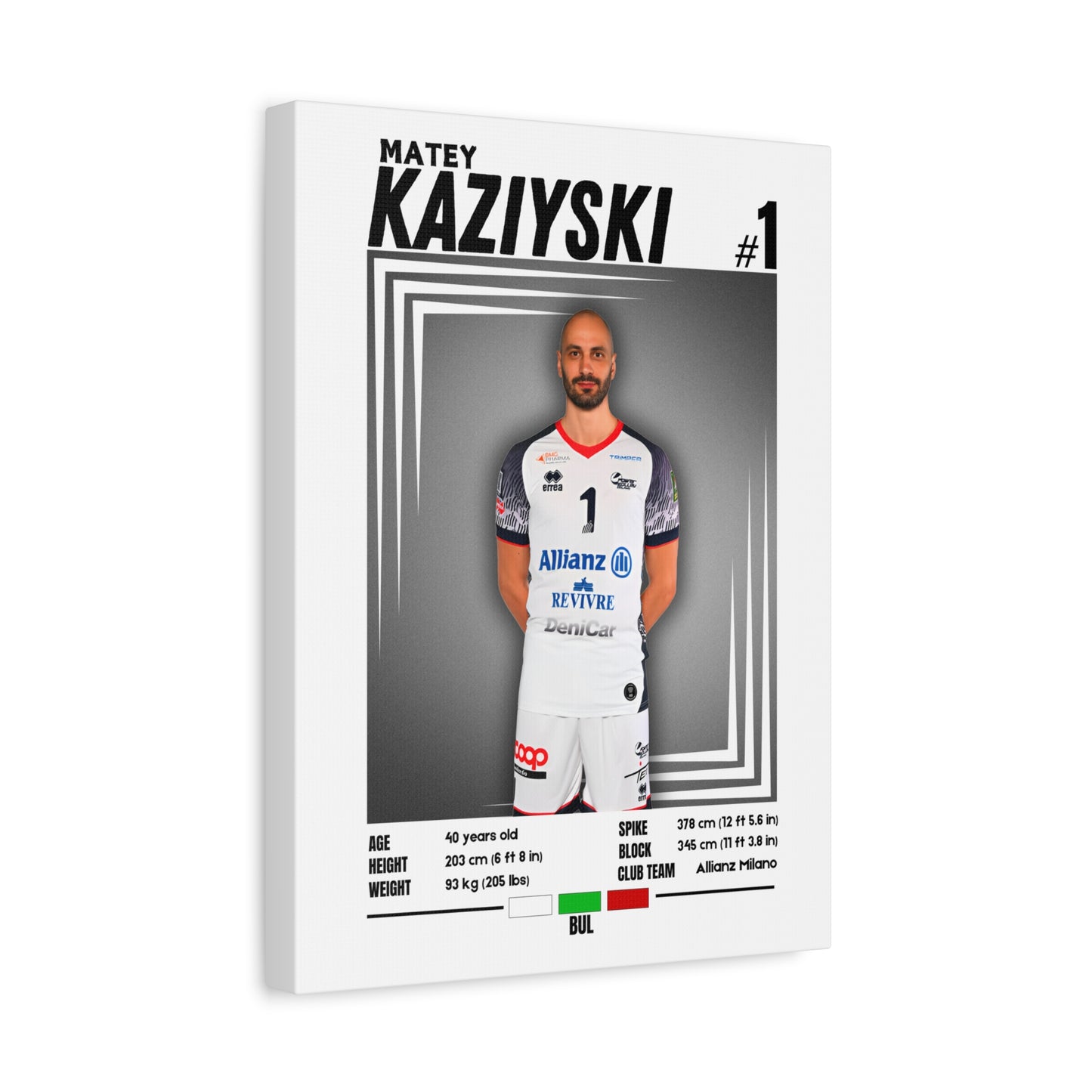 Matey Kaziyski - Wooden Canvas Poster